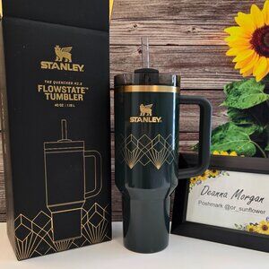 FOREST GLOSS DECO w/Unboxing Photos - Stanley 40oz Quencher Tumbler 💚💚🌻